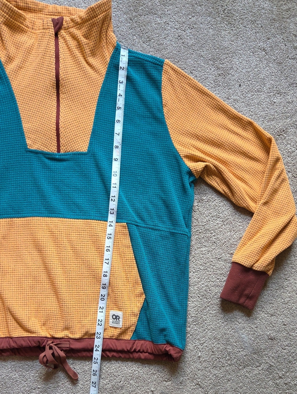 Outdoor Research Women's Trail Mix Quarter-Zip Pullover Size Medium - Picture 6 of 7
